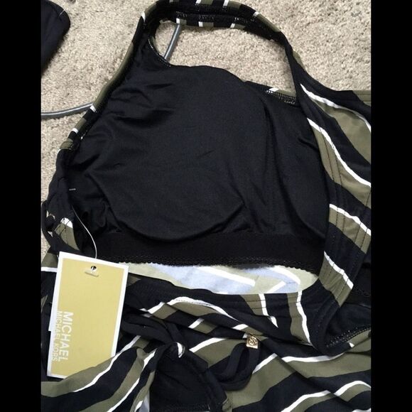Michael Kors animal print tankini top. Small. NWT - Picture 10 of 14